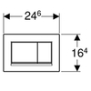 Geberit Sigma30 115.883.KJ.1 Клавиша смыва для унитаза