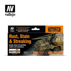 MODEL COLOR SET: STAINING, RUST AND STREAKING (8)