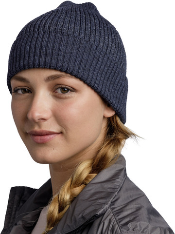 Шапка Buff Merino Active Hat Solid Night Blue фото 1
