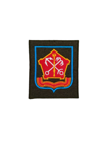 Шеврон ЗВО вышитый оливковый кант голубой (300 приказ)