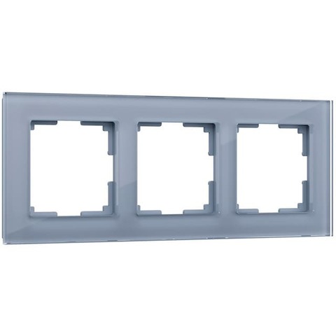 Рамка на 3 поста. Цвет Серый. Werkel(Веркель). Favorit. a050963 / W0031115