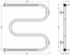 Сунержа 30-0008-6060 ВПС М-обр. 2П 600х600 Н. Г. 1" (Матовый белый)