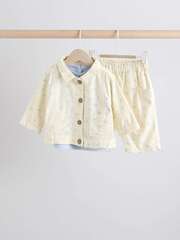 Комплект из трех предметов для малышей Next E65-060, Светло-желтый, Голубой