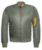 Куртка Бомбер - B-17 Apolloget (олива - s.green/orange)