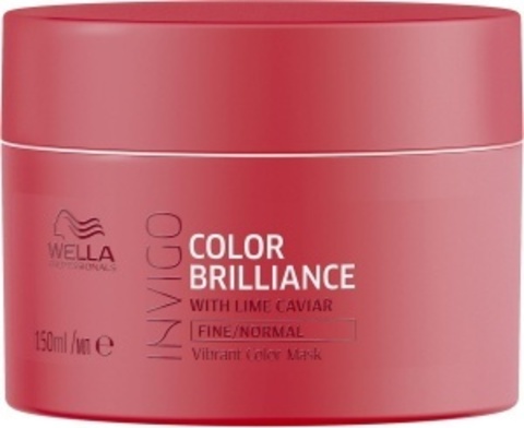 WELLA INVIGO COLOR BRILLIANCE Маска-уход для защиты цвета окрашенных нормальных и тонких волос 150 мл