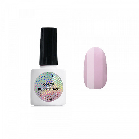 RuNail Цветная каучуковая база Color Rubber Base, 8 мл. 5302