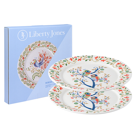 Набор тарелок Love Birds из коллекции Birds of Paradise в подарочной упаковке, 28 см, 2 шт.