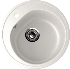 ULGRAN U-101  Круглая мойка с отверстием под смеситель