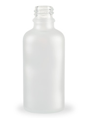 Стеклянный матовый прозрачный флакон 50 мл 18/410