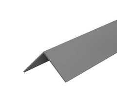 Угол ПВХ 005 Серый 10х10х2700 мм