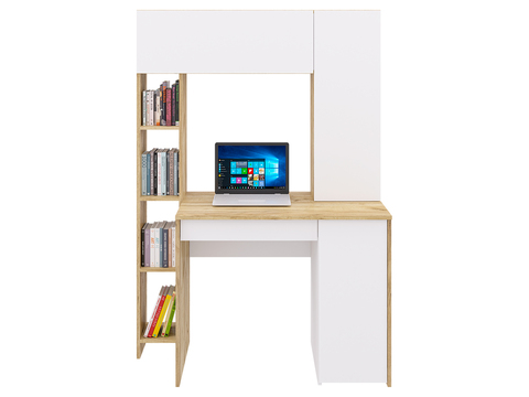 Компьютерный стол СК-64 крафт золотой / белый