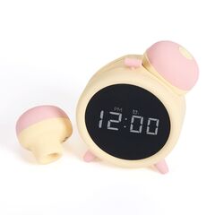 Умный стимулятор-будильник Naughty Clock с вакуумной стимуляцией и вибрацией - 
