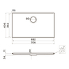 Omoikiri 4997478 Мойка Kiten 70 INT-GB Artceramic/черный
