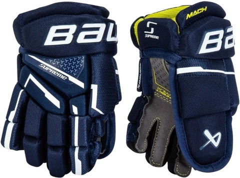 Перчатки BAUER S23 SUPREME MACH YTH 9