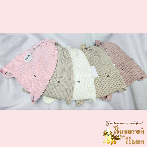 Шапка на хлопке девочке (4-7) 251019-Ш4004