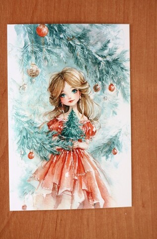 Девочка с елочкой