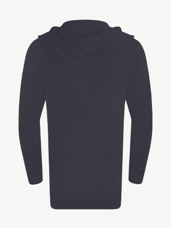 Кардиган с капюшоном из экохлопка