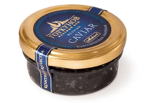 Икра черная осетровая "Горкунов", 50г
