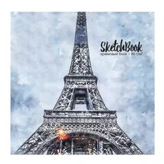
          Скетчбук 150*150 мм., 80л., "Гордость Парижа", Проф-Пресс, 7БЦ, матовая ламинация, блок-офсет