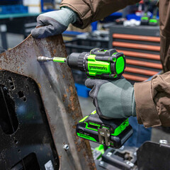 Дрель-шуруповерт Greenworks DD560 24V (30/60Нм) аккумуляторная, без АКБ и ЗУ