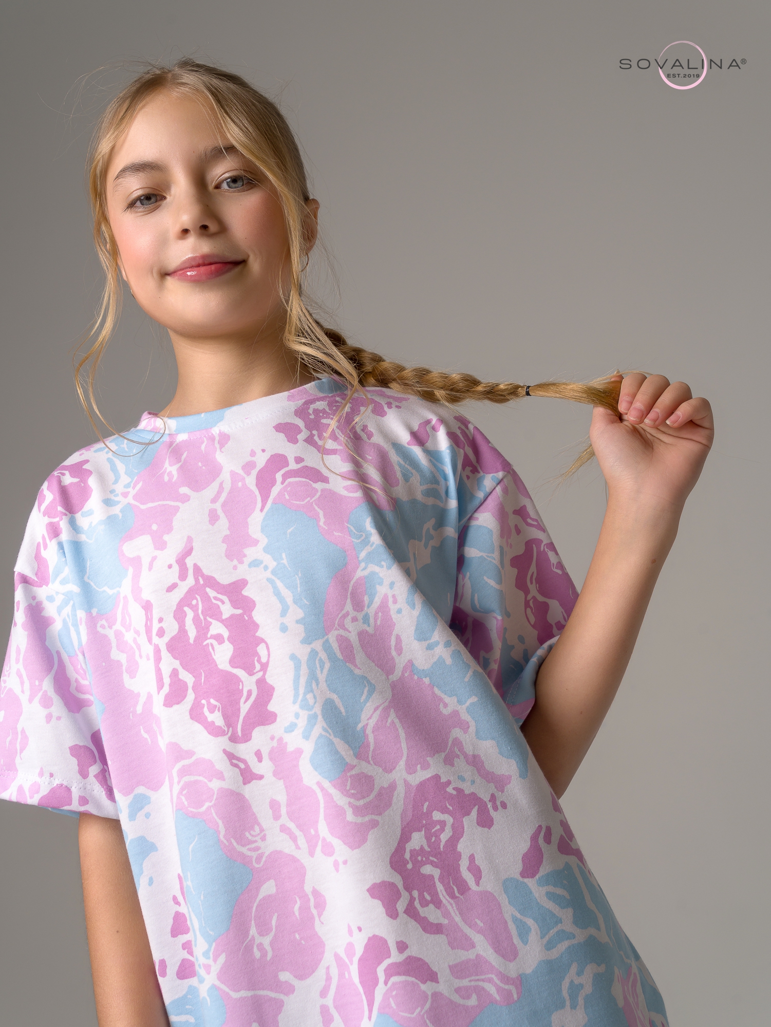 Платье Teen розовая буря