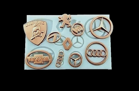 Силиконовый молд Логотипы