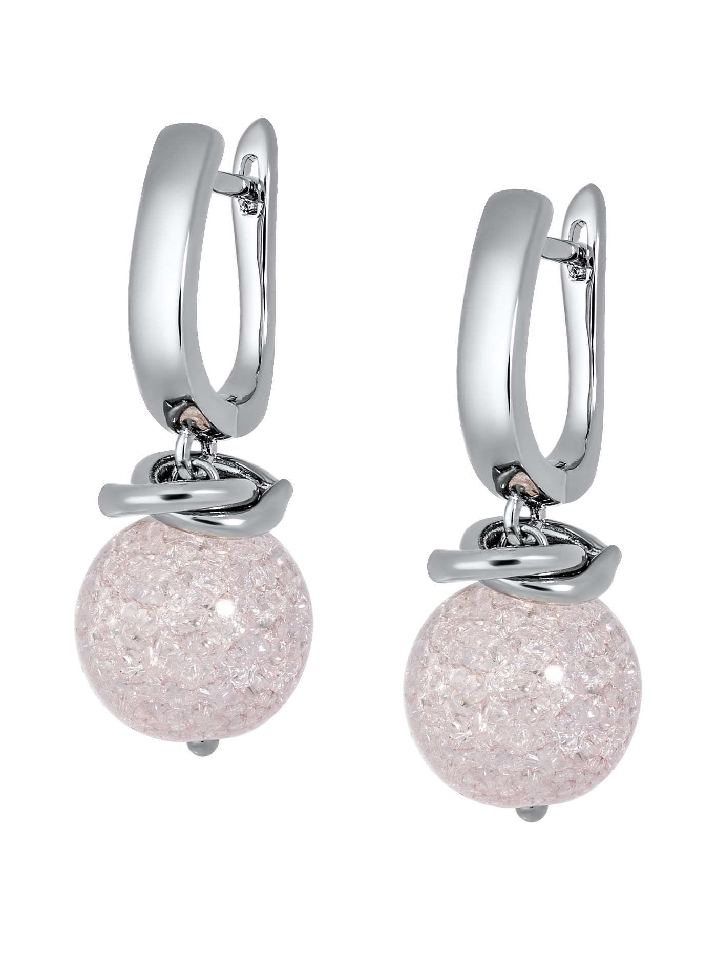 Дизайнерские серьги с кварцем