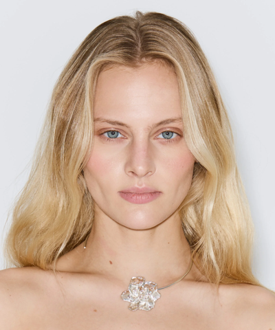 ЦВЕТОЧНЫЙ ЧОКЕР С ФИАНИТОМ