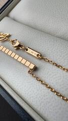 Колье Chopard с подвеской white/rose VGOLD Ice Cube
