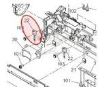 Термистор Ricoh Thermistor: fusing original (ex M1604102) M1604142