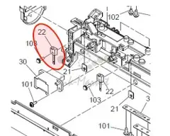 Термистор Ricoh Thermistor: fusing original (ex M1604102) M1604142