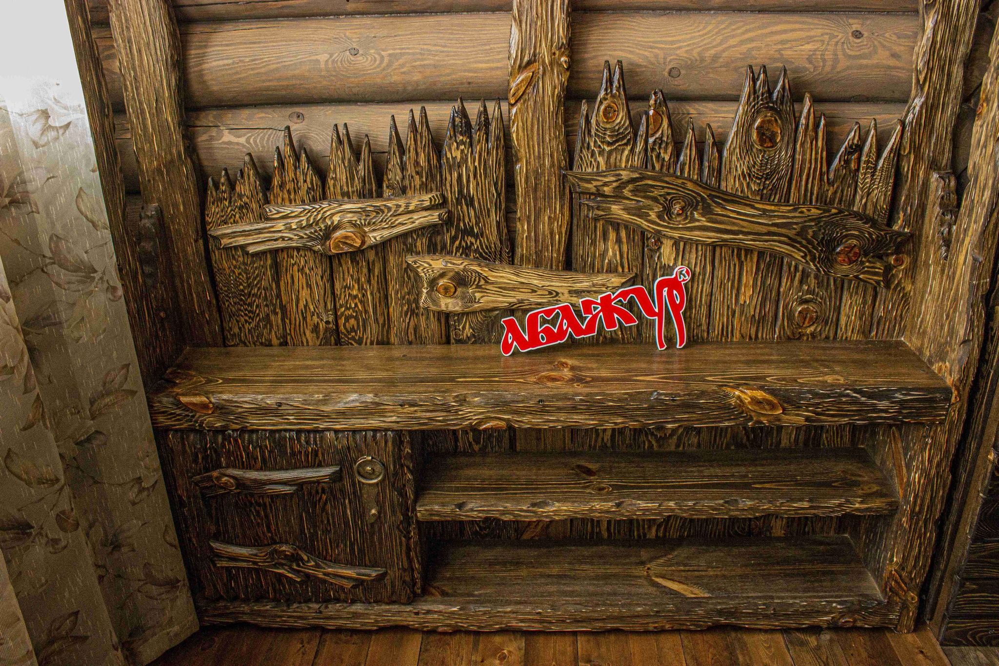 Обувница в стиле старины своими руками из дерева