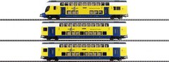 Состав из 3-х двухэтажных вагонов Metronom VI