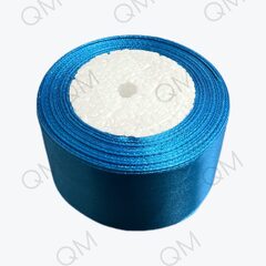 Лента атласная 5 см 25 ярдов (светло-синий) №152