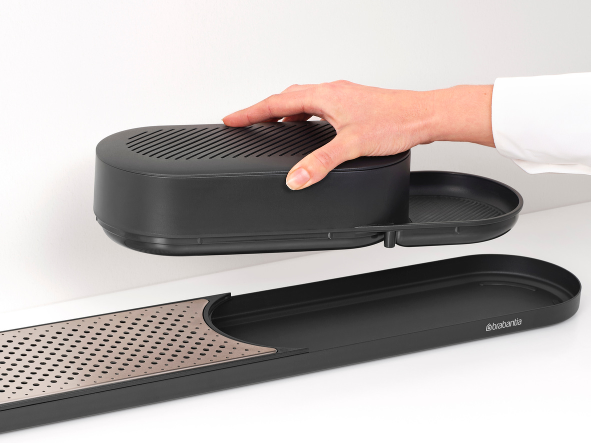 Органайзер с модулем для сушки SinkStyle, Минерально-графитовый, арт. 227783 - фото 11