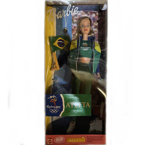 Барби Олимпийские Игры Сидней 2000 с Бразильским Флагом