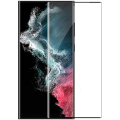 Защитное стекло с закругленными краями от Nillkin для Samsung Galaxy S23 Ultra, серия 3D CP+MAX Anti-Explosion Glass Screen Protector