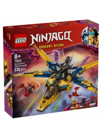 Конструктор Ninjago 71833 Реактивный самолёт Раса и Арина