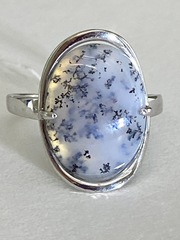 Агат О(кольцо из серебра )
