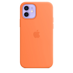 iPhone 12 Pro Max Silicone Case with MagSafe Kumquat