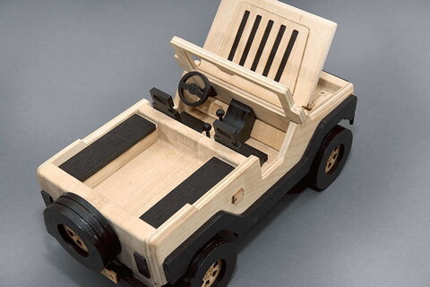 Внедорожник Off-Road от TARG - деревянный конструктор, сборная модель, 3d пазл