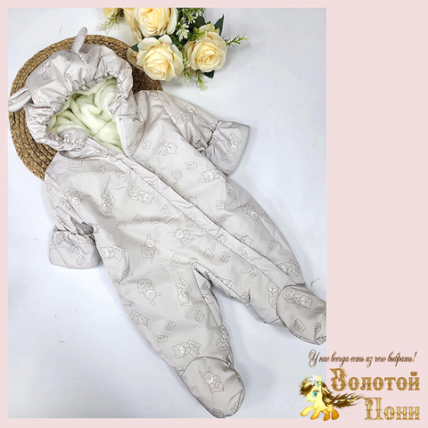 Комбинезон евро-мех (68-80) 241007-NV4422