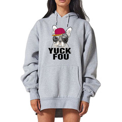 Толстовка "Французский бульдог - YUCK FOU"