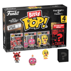 Фигурка Funko Bitty POP! FNAF Foxy The Pirate+Cupcake+Chika+Mystery