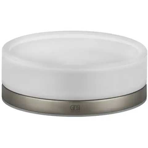 Gessi 38827#149 Gessi Emporio accessories Мыльница настольная, сатинированное стекло, цвет: Finox Brushed Nickel