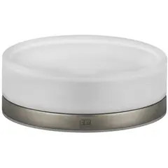 Gessi 38827#149 Gessi Emporio accessories Мыльница настольная, сатинированное стекло, цвет: Finox Brushed Nickel фото
