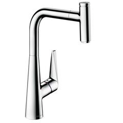 Смеситель для кухни с выдвижным изливом и лейкой Hansgrohe M51 73853000 фото