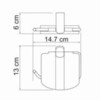 WasserKRAFT Berkel K-6825 Держатель туалетной бумаги