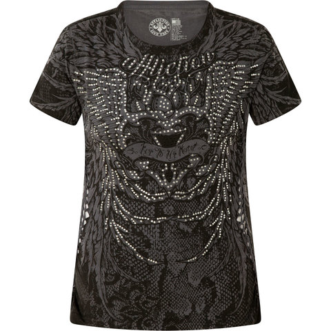 Affliction | Футболка женская OLIVIA PEARL AW23828 перед