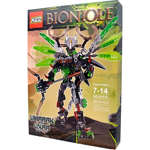 Конструктор Bionicle 612-2 Умарак и Уксар - Объединение Джунглей (2 в 1), 261 дет.